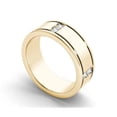 thumbnail image 5 of 14k Gold Plated Simulated Diamond Ring: Elegant Geometric Design, European American Style Alloy Ring for Women, Fashion Jewelry, 5 of 5