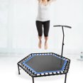 thumbnail image 1 of Trampoline, Strong Load Bearing Indoor Trampoline Waterproof  For Home Gymnasium For Recreation DS-6680 Blue, 1 of 8