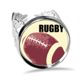 thumbnail image 1 of Competiciones nacionales de Fútbol Anillo de compromiso de boda de amor ajustable Unbranded  M, 1 of 3