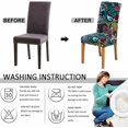thumbnail image 5 of Chair Covers for Dining Room Set of 6,Stretch Spandex Parsons Chair Slipcovers 6 Pack,Removable Washable Chair Protector for Kitchen,Diner,Party,Wedding, 5 of 5