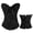 black, variant on Boned Corset Top Women Lace Up Bustier Innerwear Outerwear Slim Fit Dress Base