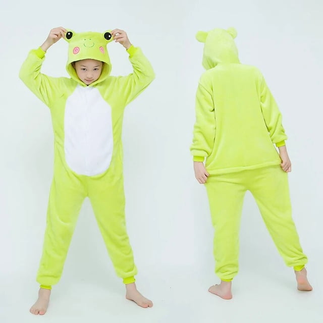 Onesies de rana para niños y niñas, pijamas para niños, ropa de dormir de animales, Stitch, Tigre, Licorne, monos para niños, disfraz de Anime xuanjing unisex