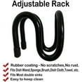 thumbnail image 2 of Dish Wand Holder Adjustable Kitchen Dishwand Sink Caddy,Sponge Holder,Brush Holder,Dish Cloth Holder,Rust Proof Water Proof, No Drilling, No Adhesive, one-Step Installation, 2 of 7