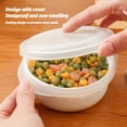 thumbnail image 3 of Inteprter Caja de almacenamiento Retener Cajas portátiles Wonton Dumplings Huevo Vegetal Caso Contenedor Organizador Hogar Restaurante Comedor Mostrada, 3 of 6