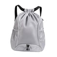 thumbnail image 3 of Dualoai Basketball Backpack Sport Bag Gifts for Boys Breathable Spacious Sports Training Gray, 3 of 9