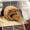 thumbnail image 5 of DAMAI Hamster Winter Warm Bed House - Cute Bear Designed with Bed Mat for Hamster Guinea Pig Chinchillas Hedgehog Squirrel and Other Small Furry Animals, 5 of 7