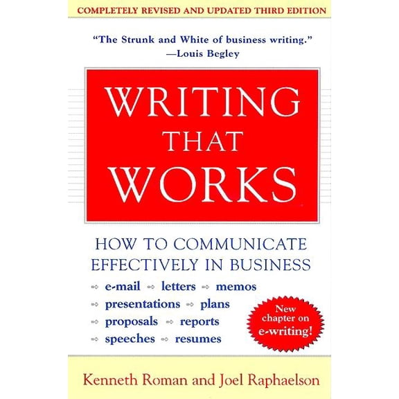 Writing That Works, 3rd Edition: How to Communicate Effectively in Business, (Paperback)