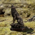 thumbnail image 3 of AMLESO Polyresin Wolf Figurine Tabletop Decorations Craft Collection Art Ornament Resin, 3 of 8