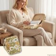 thumbnail image 5 of HELLHERO Portable Quilted Bible Cover for Women, Soft Pocket Bible Cover Case Polyester Fabric Bible Holder Case Retro Daisy Garden, 5 of 9