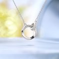 thumbnail image 3 of JeenMata Interlocking Fall In Love Engraved Pendant Necklace - Meaningful Jewelry for Her, 3 of 3