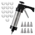 thumbnail image 2 of Cake Pastry Decorating Bohorle Set Syringa Juego Jeringas Galletas Acero Inoxidable para Hornear, 2 of 9