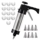 thumbnail image 1 of Kit de pistola de prensa de galletas de acero inoxidable para prensa de galletas para hornear, 1 of 9