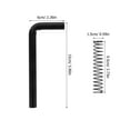 thumbnail image 2 of HEALEEP 1 Set Replacement Trailer Gate Pin Black Metal Utility Design for Transportation, 2 of 8