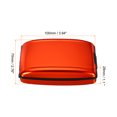 thumbnail image 2 of Uxcell RFID Wallet Credit Card Holder Aluminum Metal Women Men Purse Hard Case Orange, 2 of 5