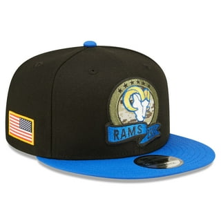 Los Angeles Rams Throwback Golfer Hat, Gray, by New Era