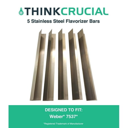 Wenger Replacement - 5 Replacements for Weber Stainless Steel Flavorizer Bars Fit Weber Grills,Walmartpatible With Part # 7537, 22.5