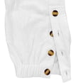 thumbnail image 5 of Joggers for Men Pants for Men Man Solid-Color Loose Casual Pocket Drawstring Elastic-Waist Sports Pants White L, 5 of 9