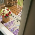 thumbnail image 4 of Spring Door Mat Non Slip Spring Summer Seasonal Door Mat for Front Door Indoor Outdoor Flower Floral Entrance Floor Rug 30"*17" (Purple), 4 of 5