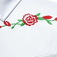 thumbnail image 7 of Men's Western Cowboy Fringe Shirt Long Sleeve Rose Embroidery Slim Fit Shirts Button Down Turndown Collar Shirt, 7 of 7