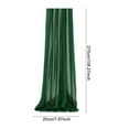 thumbnail image 6 of AQQW Elegant Chiffon Chair Sashes - 9ft Wrinkle-Free Wedding Aisle & Ceremony Decor, Draping Fabric for Reception, Banquet, and Party Decoration,Champagne, 6 of 8