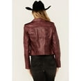 thumbnail image 4 of Idyllwind Women's Sparrow Leather Jacket Maroon X-Small  US, 4 of 4