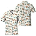 thumbnail image 2 of Golf Shirts for Men Funny Crazy Golf Polo Shirt for Men Funny Print Short Sleeve Golf Shirts 1, 2 of 7