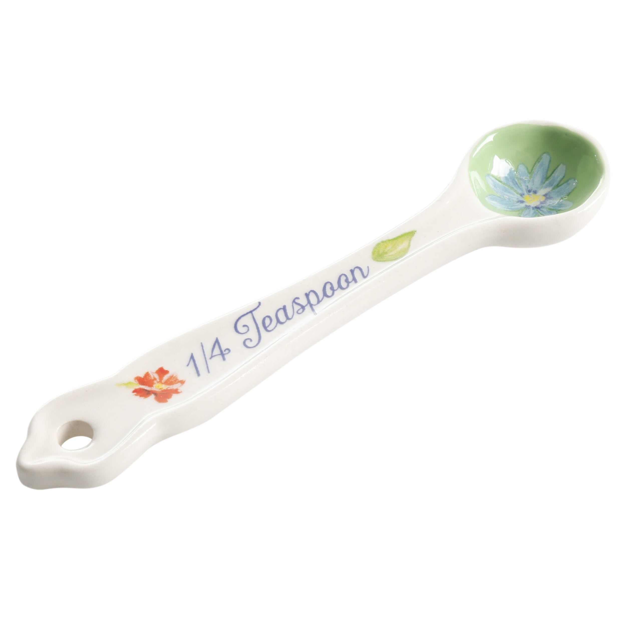  The Pioneer Woman Willow 8 Piece Measuring Scoops and Spring  Floral Ceramic Measuring Spoons Set: Home & Kitchen