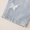 thumbnail image 5 of Toddler Girls Clothes Outfits 6 9 12 18 Months 2T 3T 4T 5T Toddler Girls Fall Winter Clothes Girls Lace Bow Pullover Denim Pants 2PCs Set Dailywear Pink Size 18-24 Months, 5 of 9