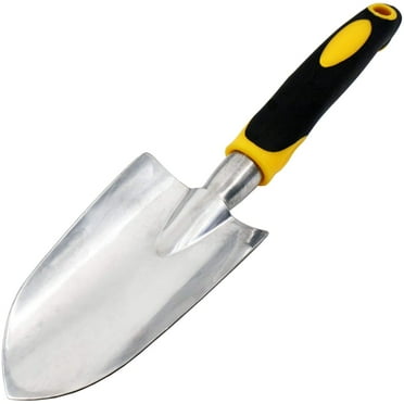 Garden Trowel Hand Shovel, Cast Aluminum Heavy Duty Gardening Tool Potting Tools, Garden Hand Tools for Weeding, Digging, Planting