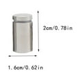 thumbnail image 2 of Justharion Advertising Screw Standoff Durable Streamlined Design Glass Mirror Nail Nut Wall Hanging Bracket Strong Bearing Capacity 16x20mm 1Set, 2 of 6