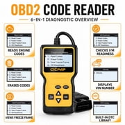 Car OBD2 Scanner Diagnostic Tool, CICPAP Engine Fault Code Reader for All OBD II Protocol Cars since 1996, Professional Car Code Readers & Scan Tools