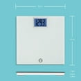 thumbnail image 5 of Báscula Weight Watchers de Conair para peso corporal, báscula digital de baño en color blanco, 5 of 5