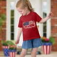 thumbnail image 4 of ZACPNCV Girl Boy Short Sleeve 4th of July T Shirts Summer Kids Cute Flag Patriotic Shirt Tops Crewneck Tees Toddler Independence Clothes Red 5-6 Years, 4 of 9