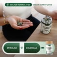 thumbnail image 3 of Snap Supplements Organic Chlorella Spirulina Capsules - Plant Vitamins, Super Greens, 120 Capsules, 2-Pack, 3 of 13