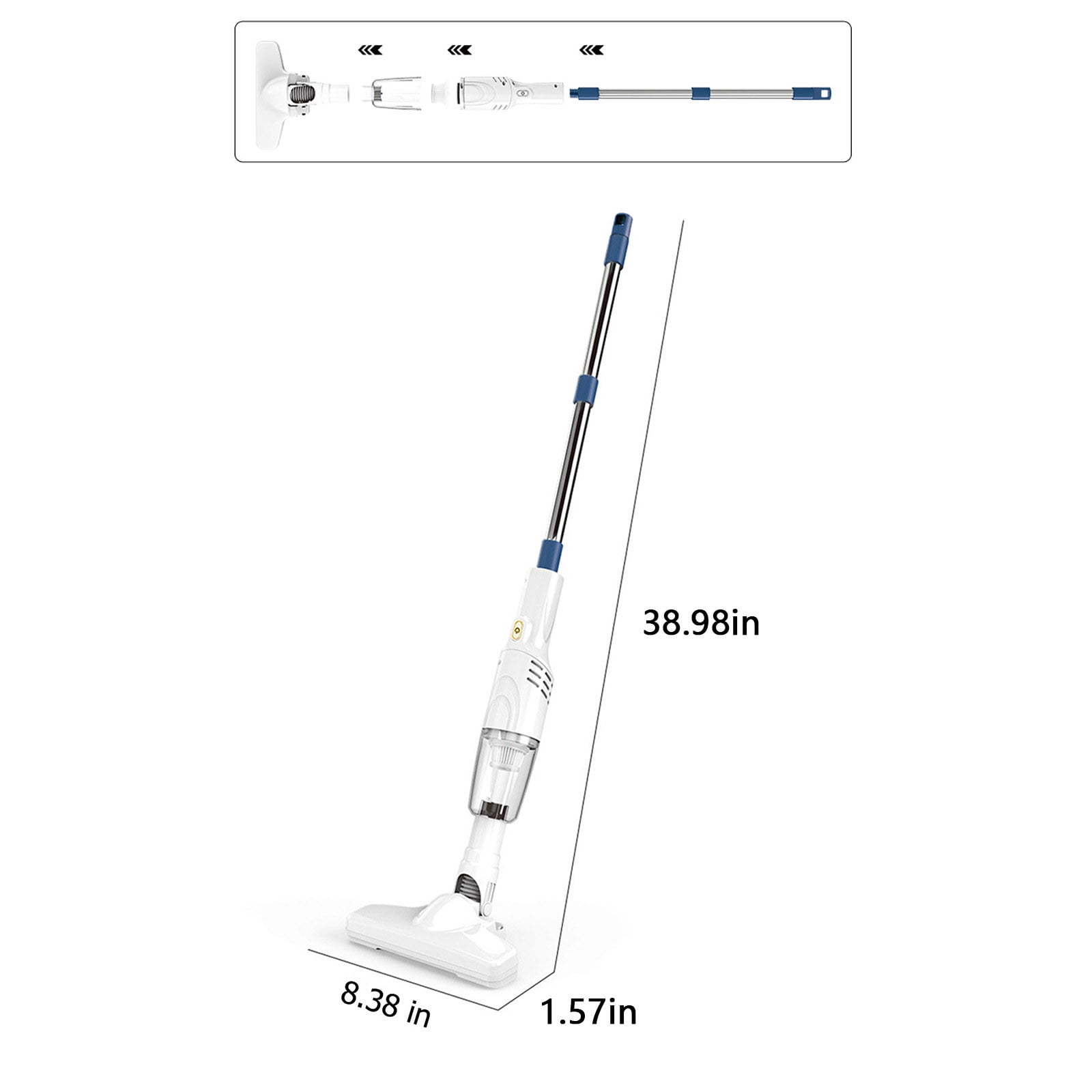 Fnochy Cordless Wet Dry One Hard Floor Cleaner,Vacuum Mop For Multi-Surfaces, Perfect For Cleaning Sticky Messes