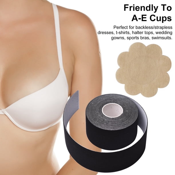 Amdohai Self-Adhesive Bra Sticker 5M Lift Tape Boob Tape Cloth Nipple Cover  Lift up for Women Pasties Invisible Reusable Lift Nipple Covers - Walmart.ca