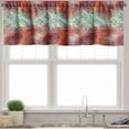 thumbnail image 3 of Ambesonne Ethnic Valance & Curtain, Grunge Paisley, 55"x30", Turquoise Orange Black, 3 of 6