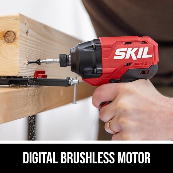 SKIL 20V Brushless 1/4 In. Hex Impact Driver Kit Including 2.0Ah Battery and Charger-ID6720B-10