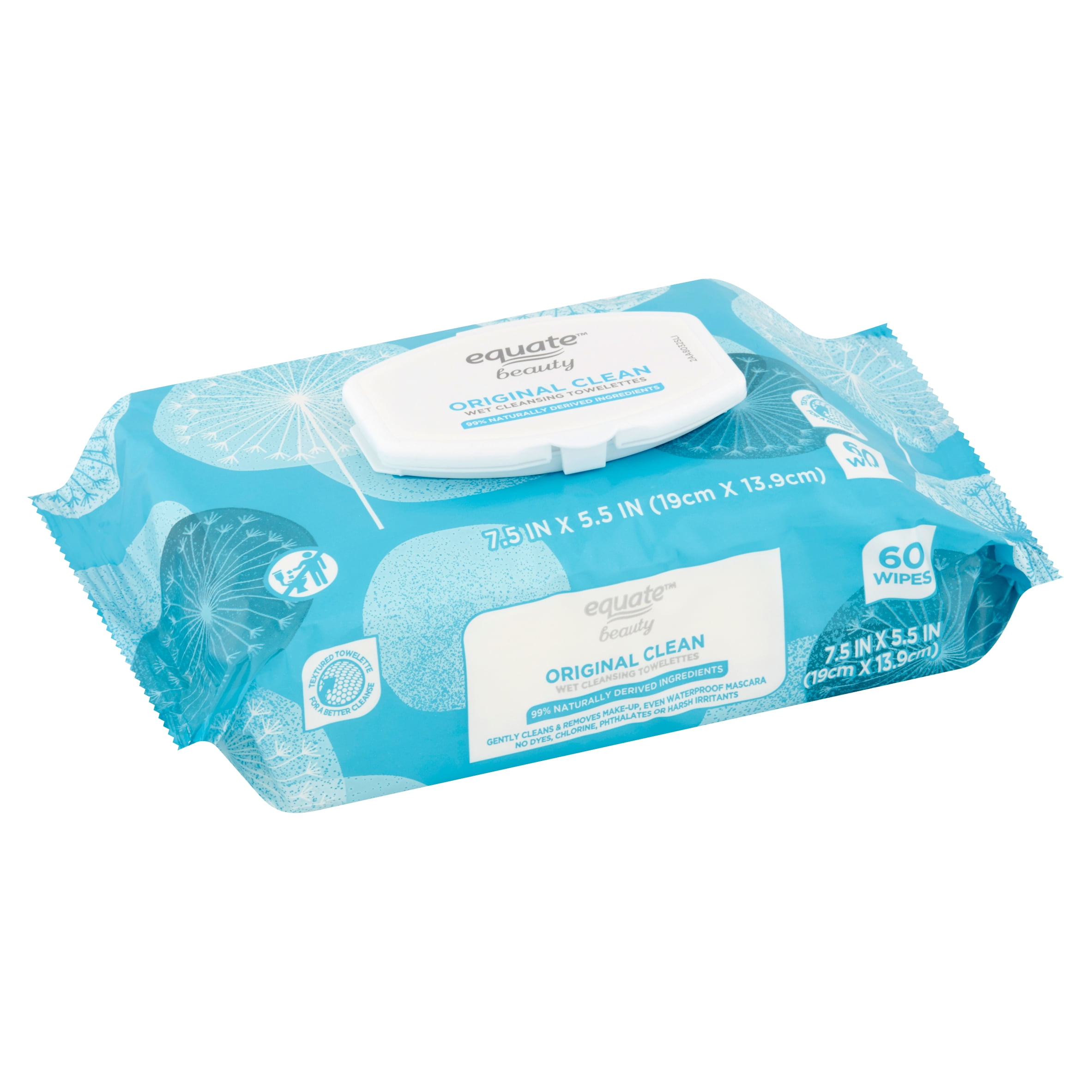 Equate Beauty Original Clean Makeup Remover Wipes, 60 Count - Walmart.com
