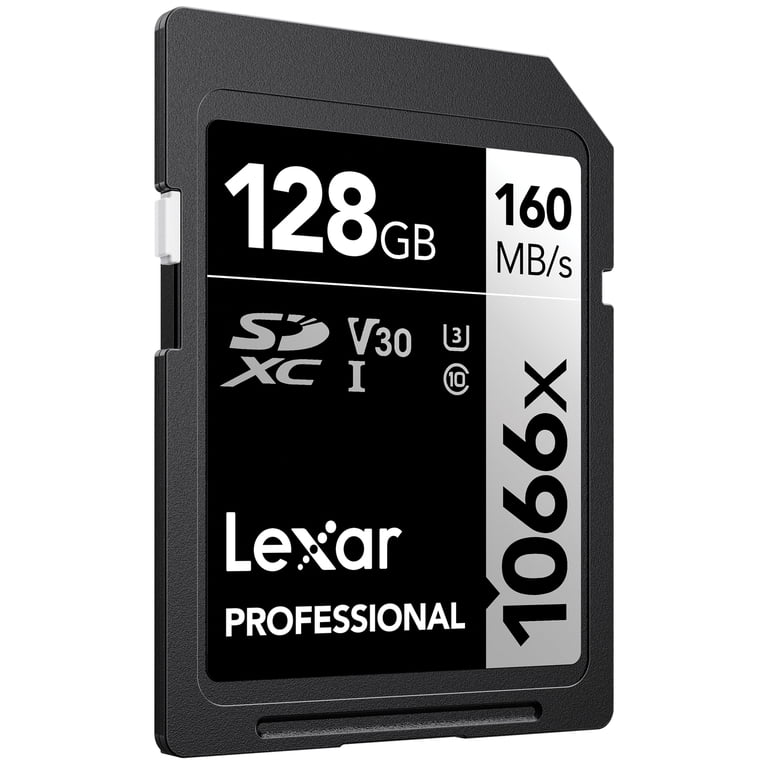 Lexar, SDXC Memory Card, 128GB, UHS-I 1066x 160MB/s Read - Walmart.com