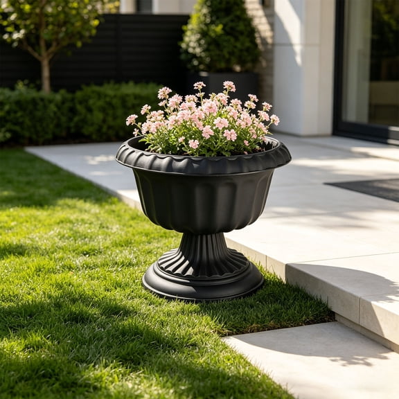 Roman Pot, Outdoor Home Flower Pots, Plastic Decorative Container, Breathable Hydroponic Flower Pot, for Wedding Front Porch Decor Garden Indoor Outdoor Use