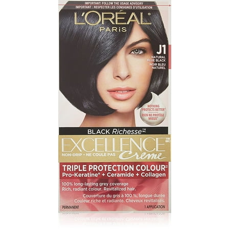 l oreal hair color 1b blue black cooler excellence creme richesse level3 ebay l oreal excellence creme 1b blue black protection permanent hair color l oreal hair color 1b blue black cooler excellence creme richesse level3 ebay l oreal excellence creme 1b blue black protection permanent hair color