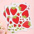 thumbnail image 3 of 4 Sheets / 92pcs Strawberry Wall Decals, Removable Cute Fruit Wall Stickers for Girls Bedroom Dorm Dining Room Kitchen Bathroom Waterproof Decor, 3 of 7