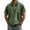 GN1, variant on MIXUE Polo Shirts For Men Summer Solid Color Lapel Button Down Short Sleeve Loose Fit Casual Vintage Holiday Wear,Green,XL