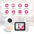 thumbnail image 2 of VTech 3.5" Digital Video Baby Monitor with Pan and Tilt and Night Light, VM4263 (White), 2 of 8