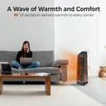 thumbnail image 2 of Comfort Zone 23" Oscillating Tower Space Heater with Remote Control, Thermostat, Timer, 2 of 9