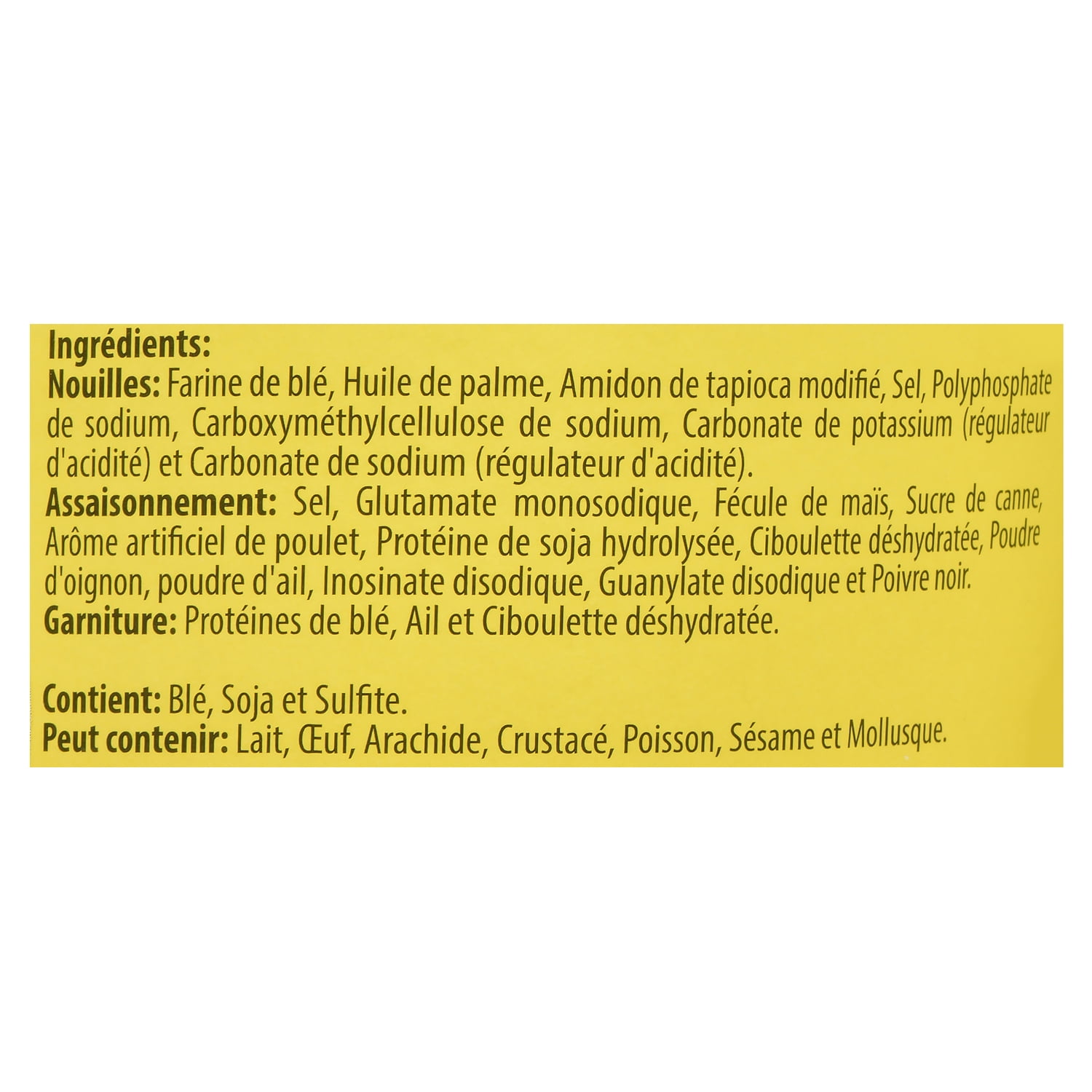 Lucky Me! Soupe Instantanée aux Nouilles Orientales Chicken Mami 70 g