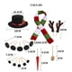 thumbnail image 3 of Matsuzay Kit de decoración de muñeco de nieve de Navidad, bufanda, botón de madera, juego de disfraces de dibujos animados, juguetes para niños, Kits de decoración para fiestas Tipo4 Matsuzay HA046541-04, 3 of 6