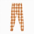 thumbnail image 6 of Zuwimk Toddler Girl Boys Pajamas Halloween Funny Graphic Pjs Jammies Fall Winter Long Sleeve Sleepwear Sets,Y009-Gold, 6 of 9