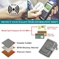 thumbnail image 6 of Sendefn Small Women Wallet Genuine Leather Bifold Purse RFID Blocking Card Holder, 6 of 7